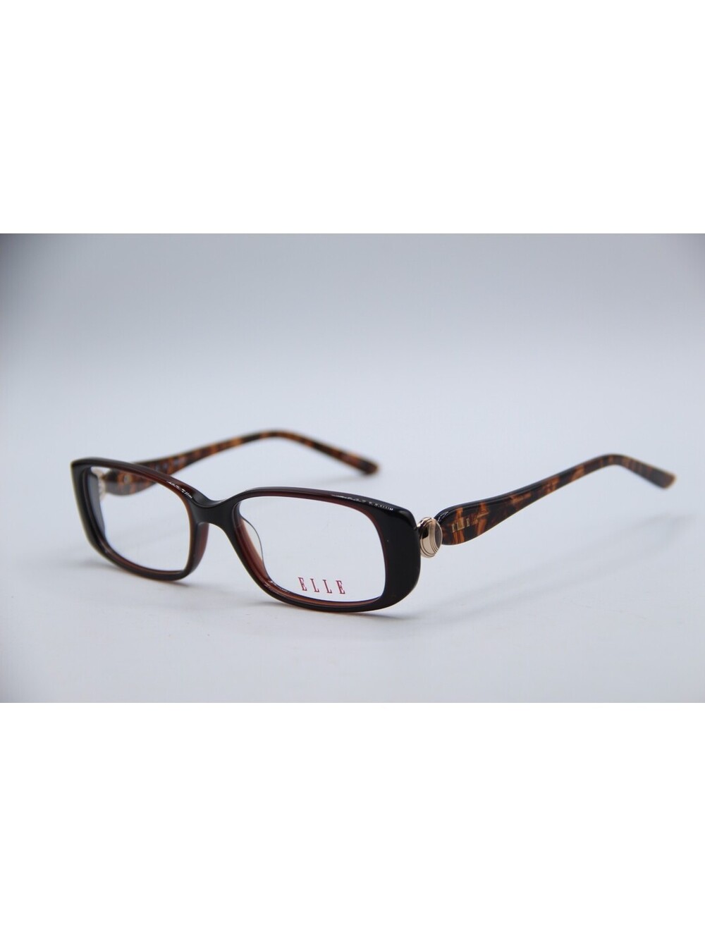 Elle El13428 Br Brown Havana Authentic Eyeglasses 52-16-135